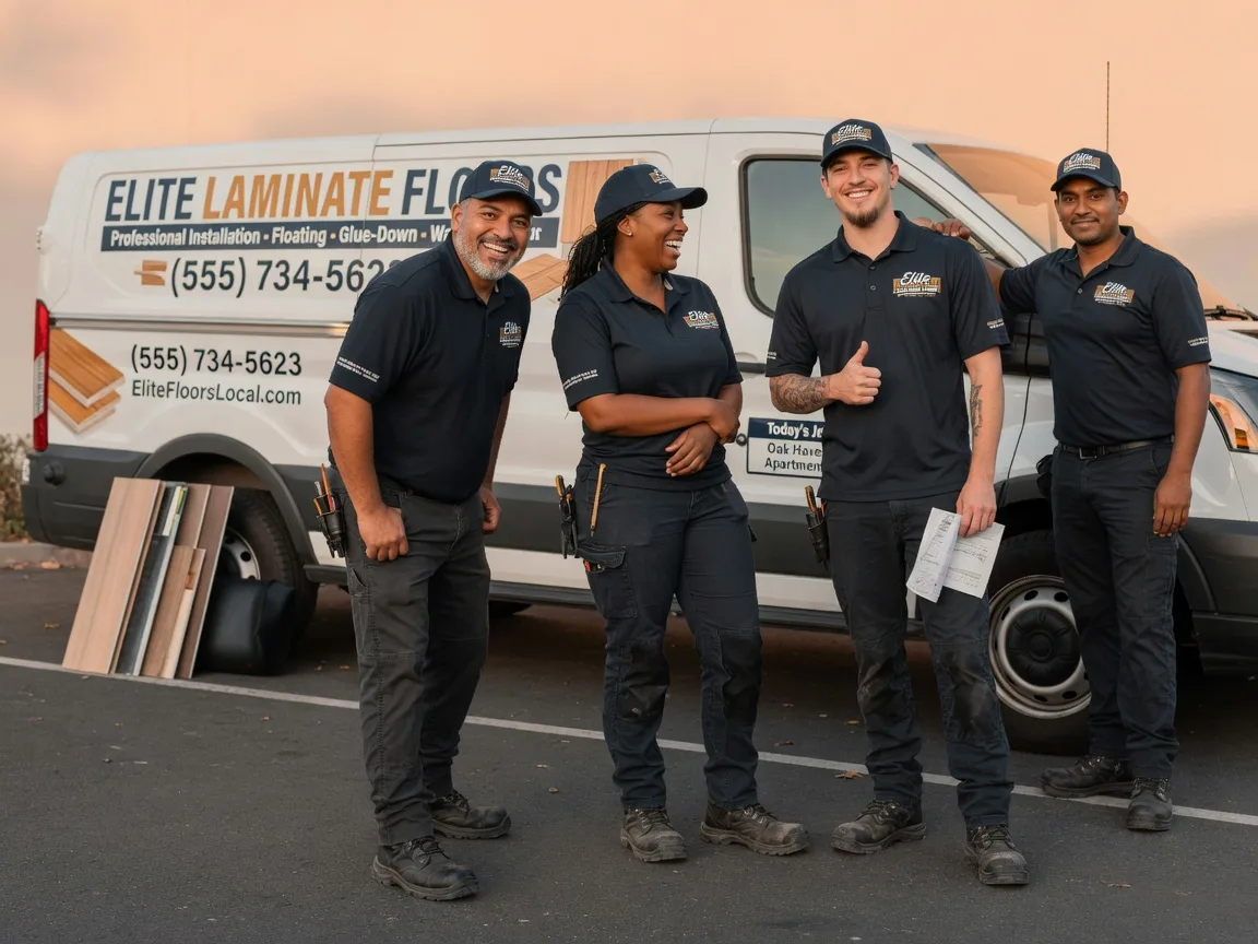 Laminate flooring installation company in Industry, TX